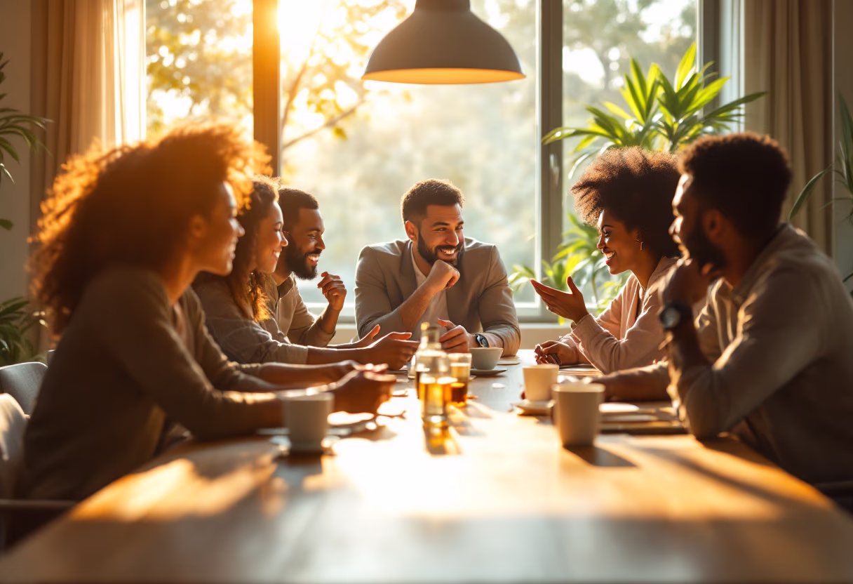 image of diverse group collaboration (for a hr tech)