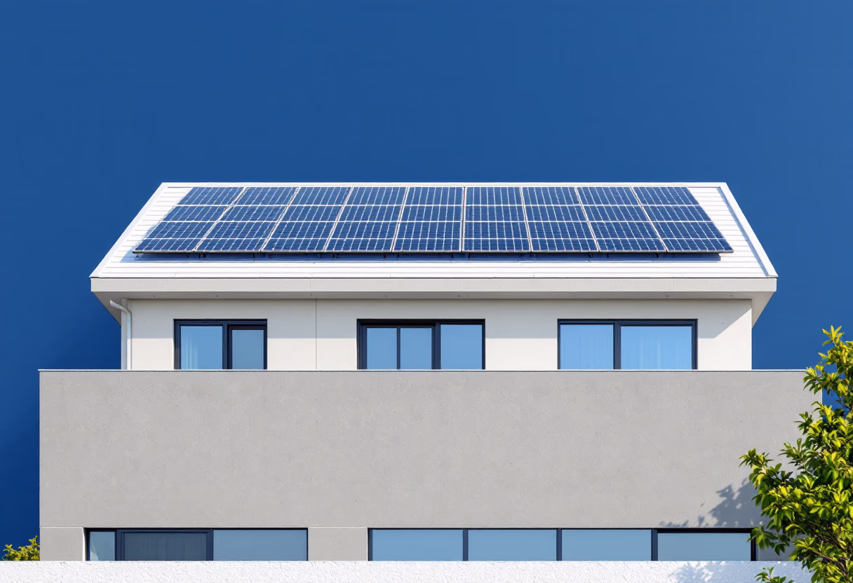 image of residential solar setup