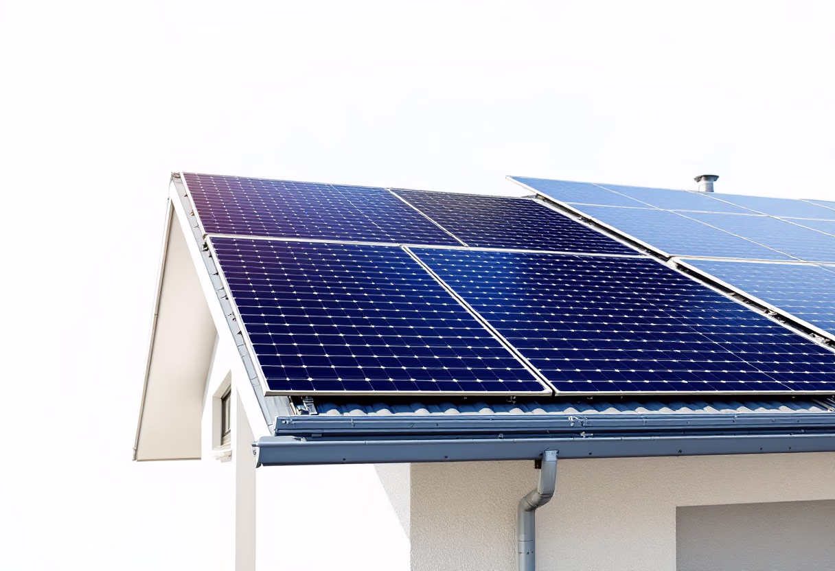 image of residential solar setup