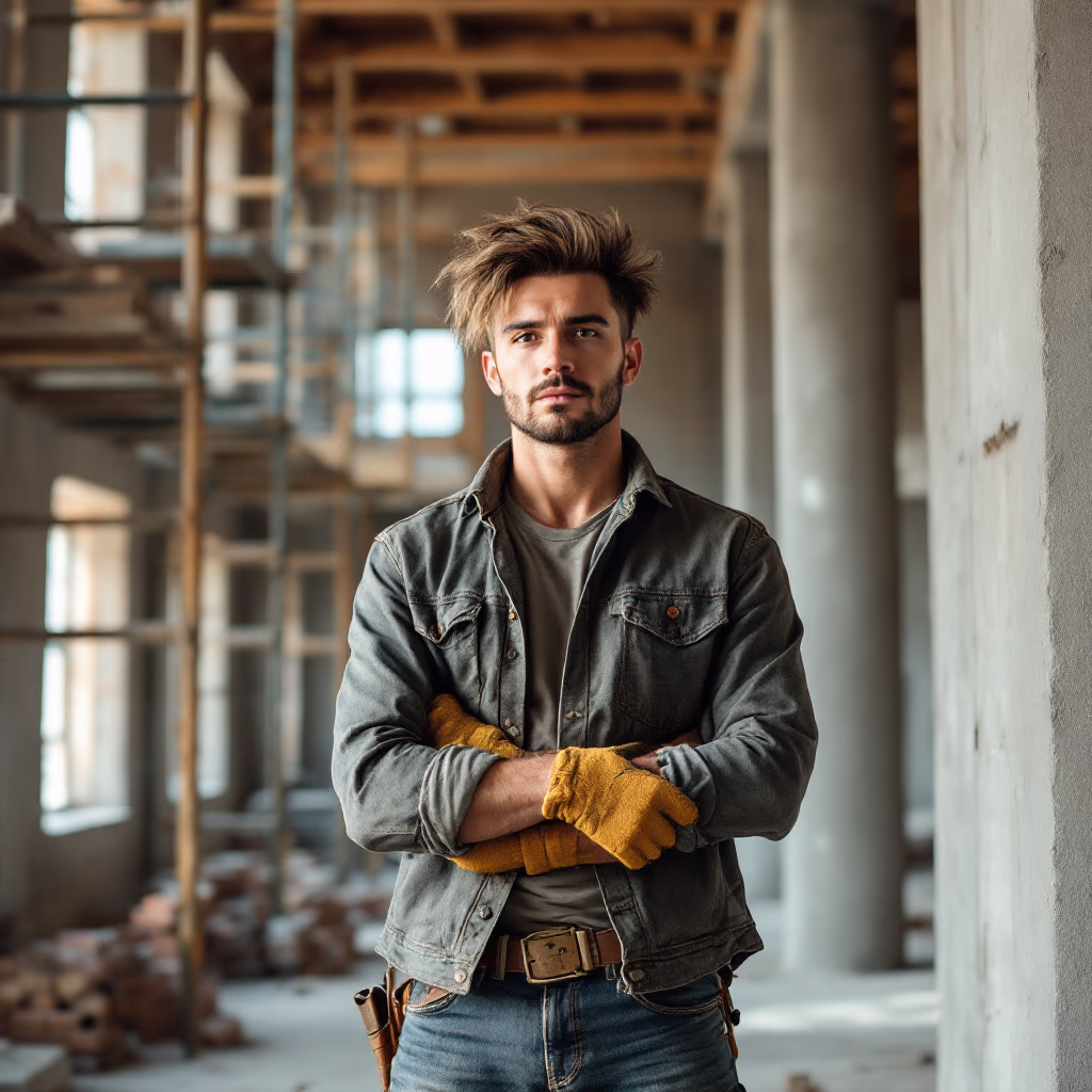 [team] image of team member (for a general contractor)