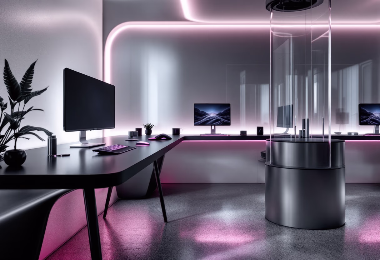 <subject>[background image] image of modern workspace (for a productivity tools business)</subject>