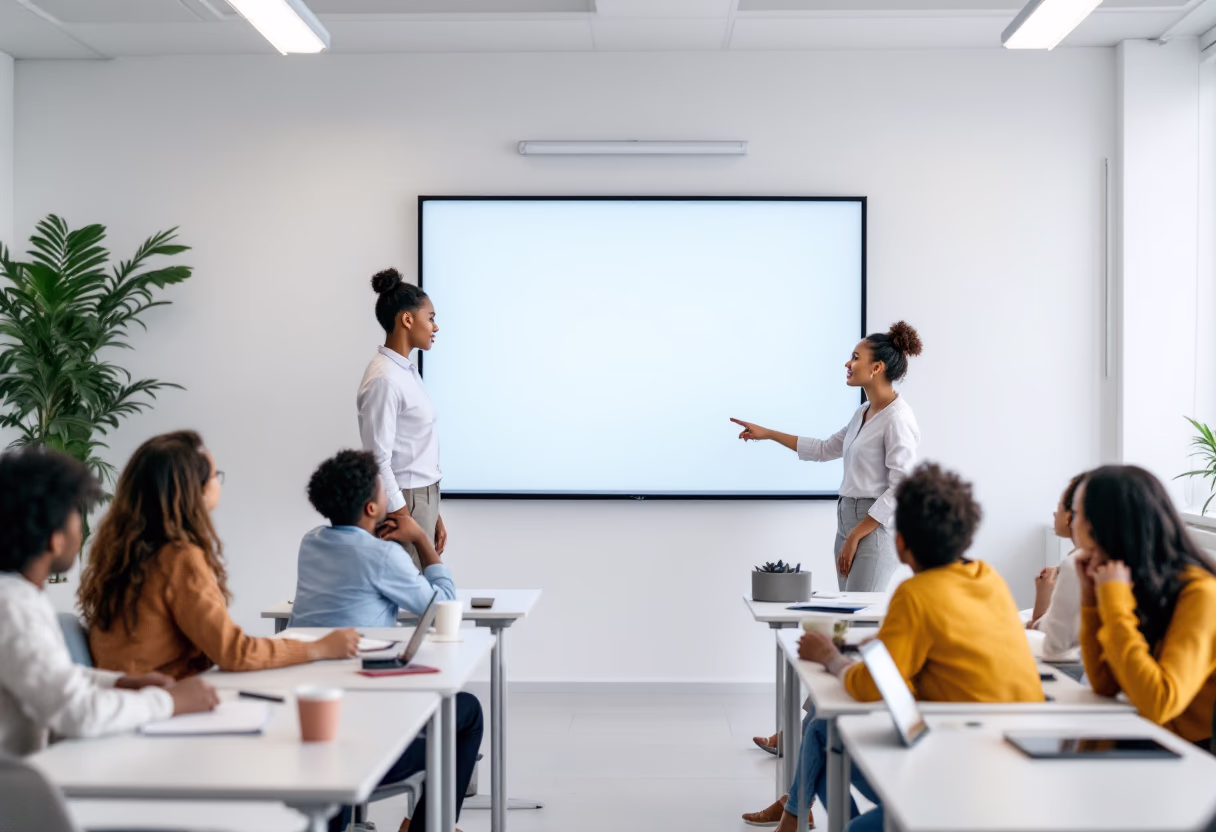 image of classroom setting (for a edtech)