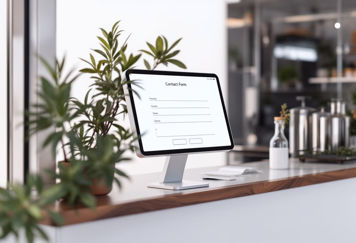 [background image] image of contact form station (for a food truck)