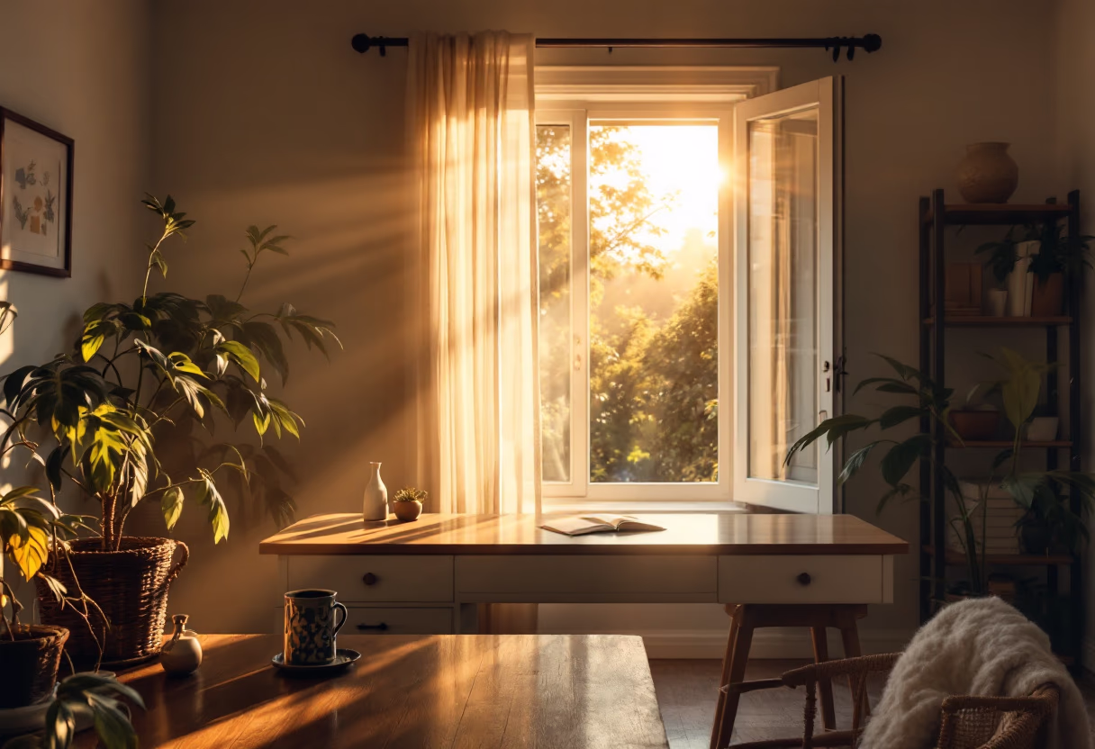 [background image] image of an office space (for a home inspector)