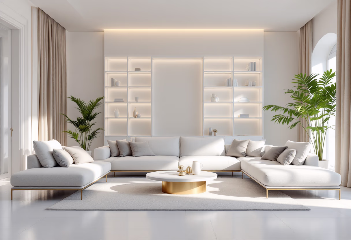 recent living room design project