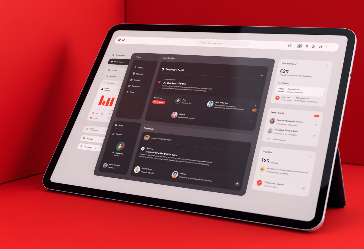 [interface] screenshot of core features (for a ai developer tools)