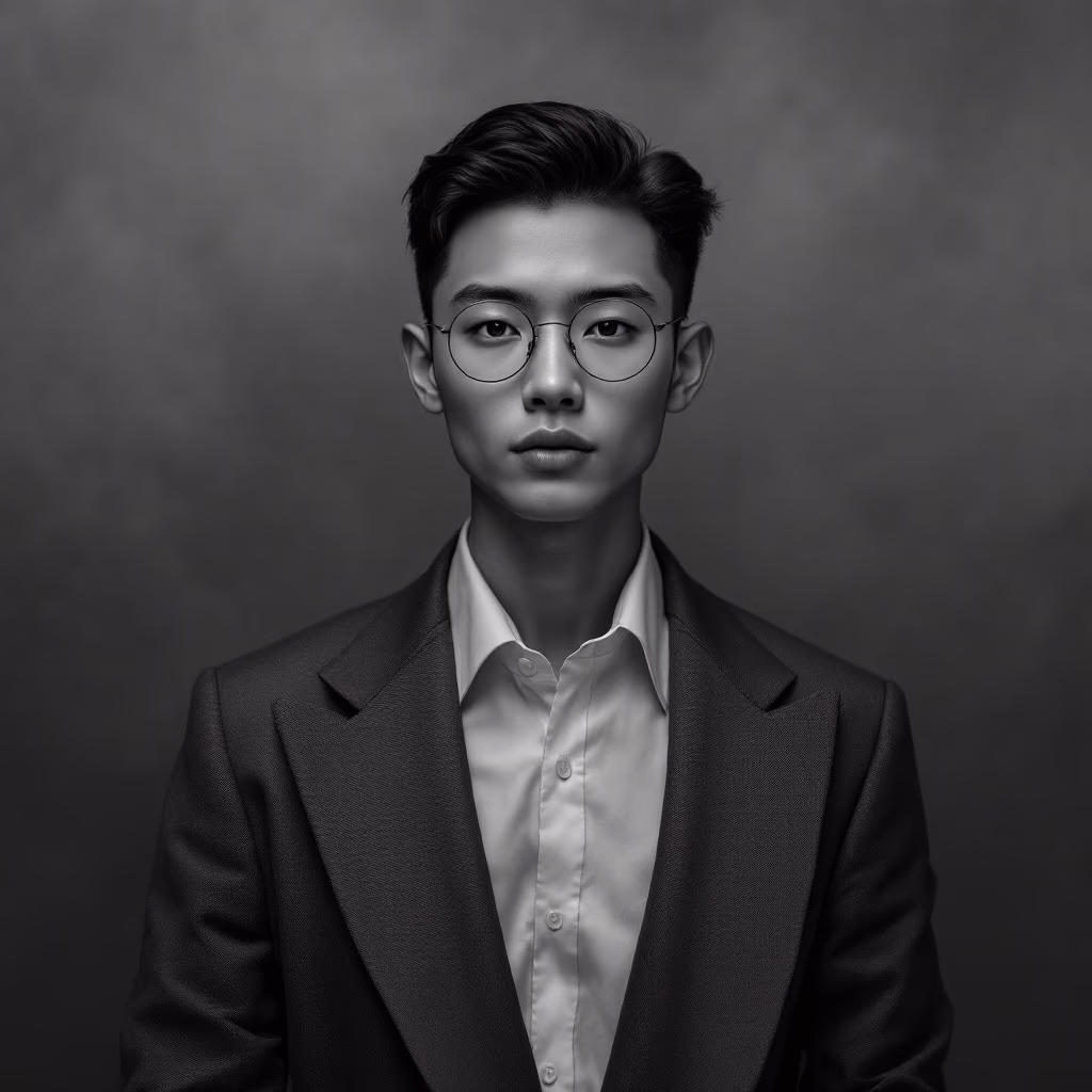 [headshot] image of customer (for an optician store and optometry clinic)