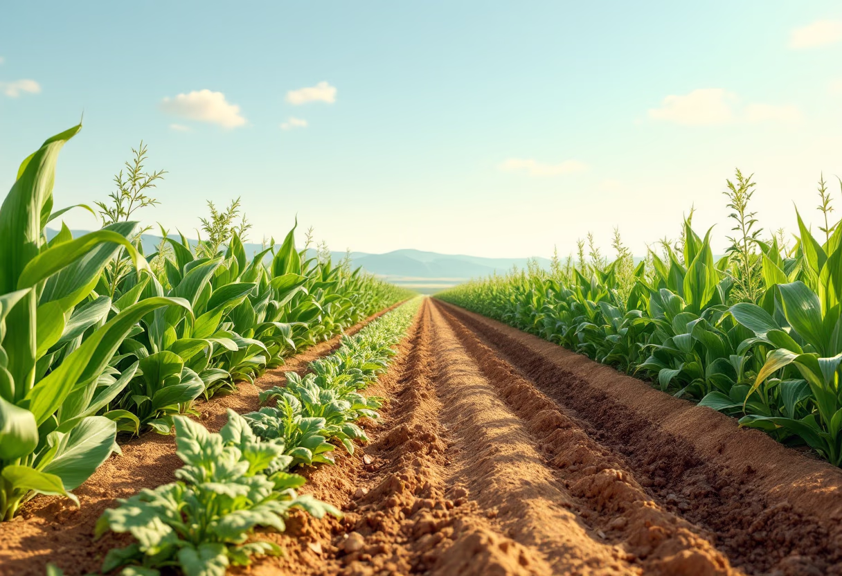 image of field with crops