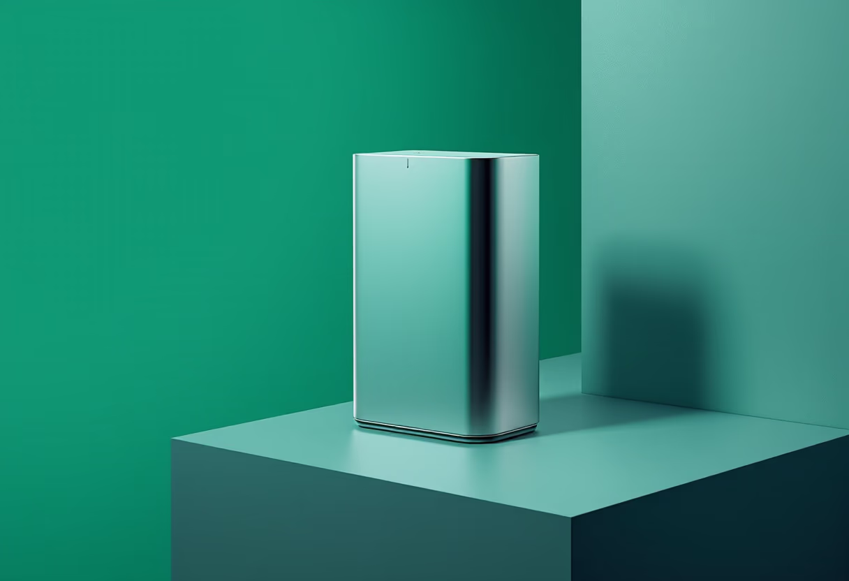 image of battery storage solutions for a green tech/cleantech company