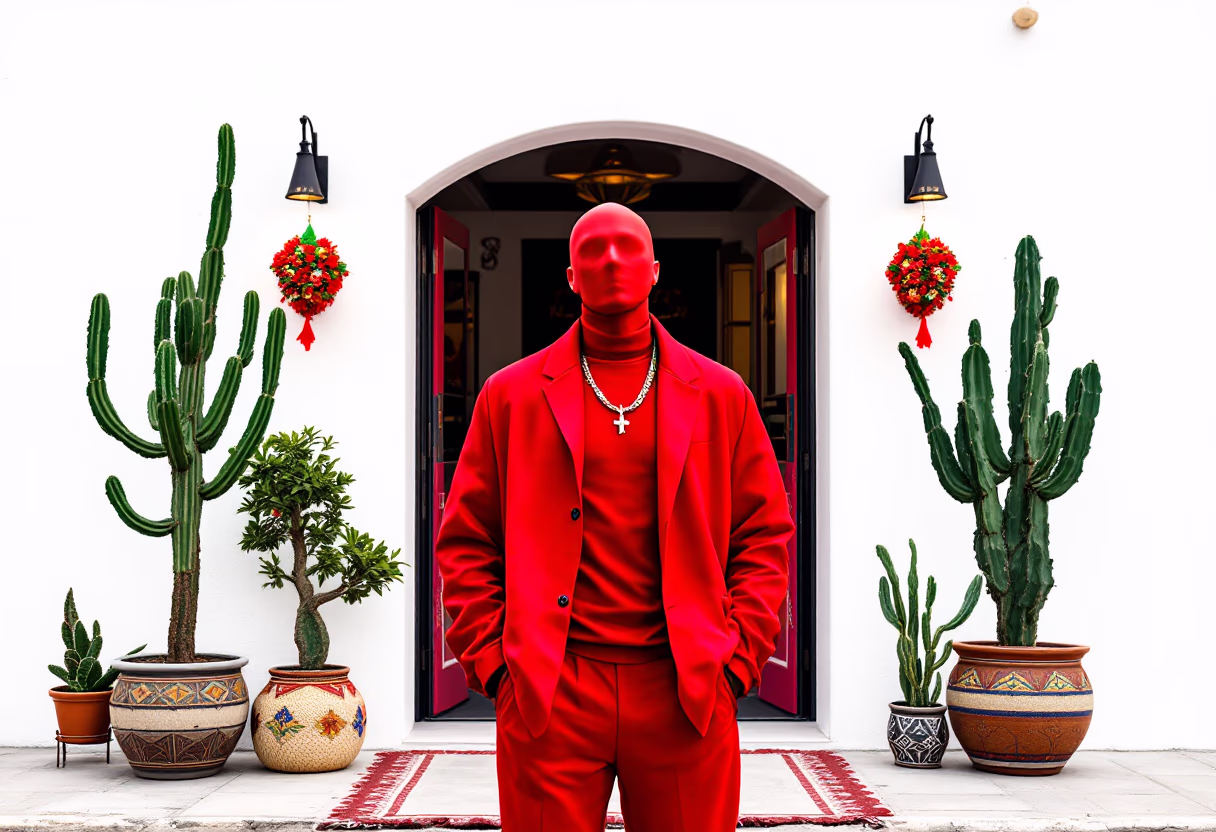image of welcoming restaurant entrance (for a mexican restaurant)