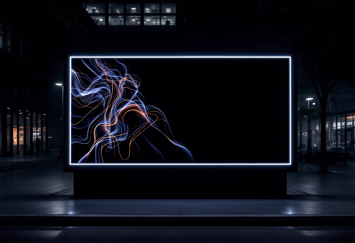 image of billboard advertisement (for a digital marketing & advertising agency)