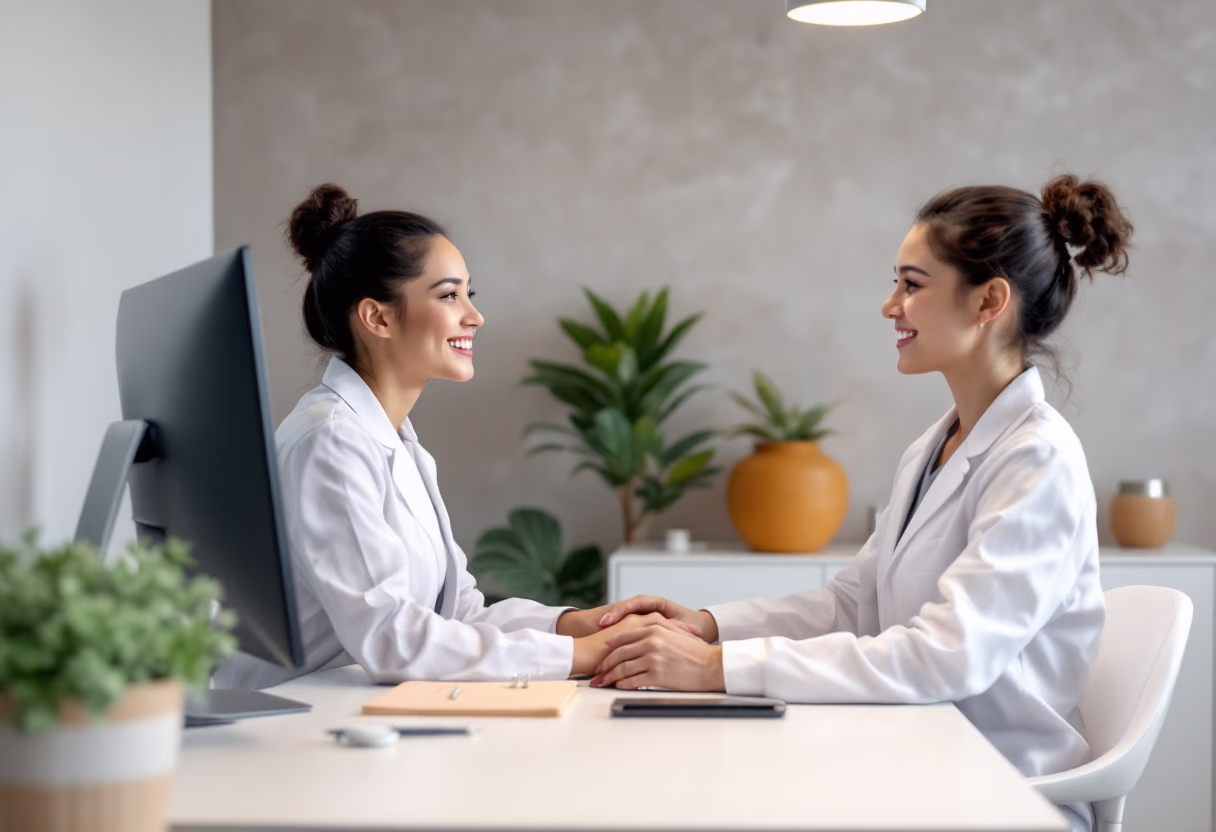 image of dental professional working