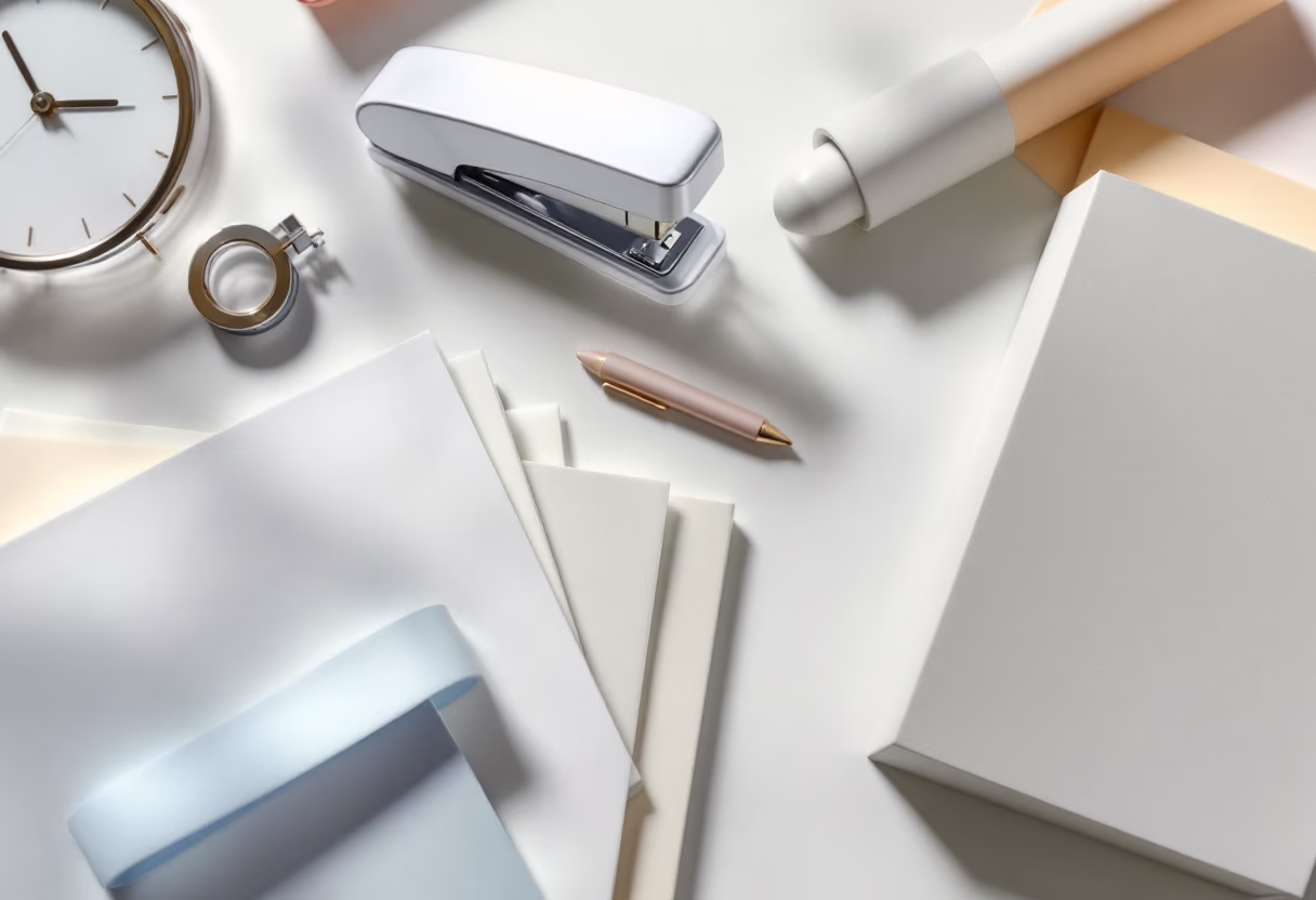 image with office supplies