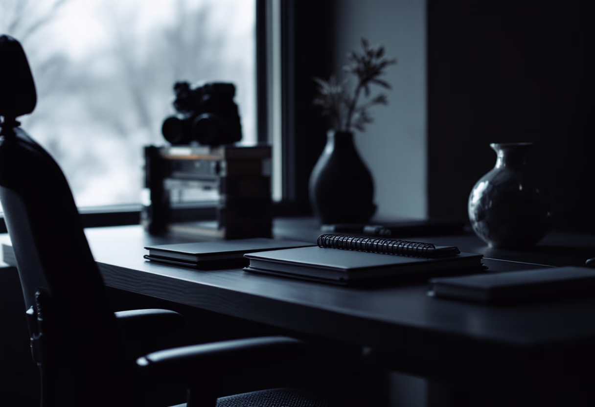 image of modern workspace (for an ai saas company)
