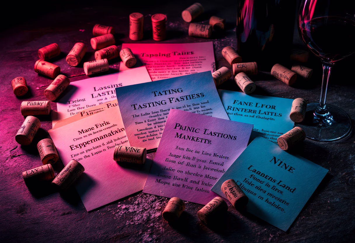 image of wine tasting notes