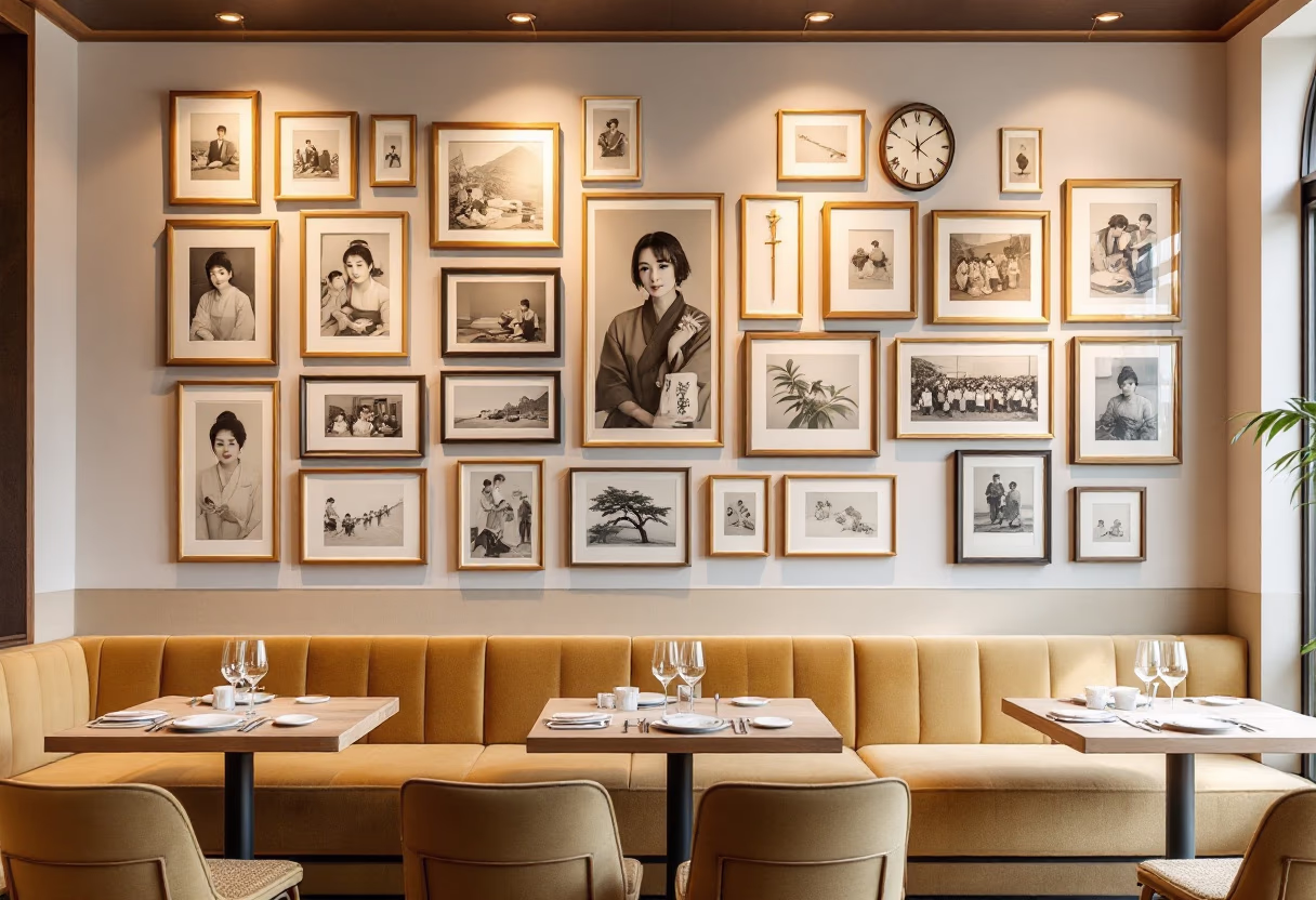 image of the restaurant history display