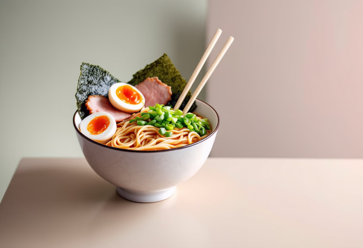 image of ramen bowls (for a japanese restaurant)