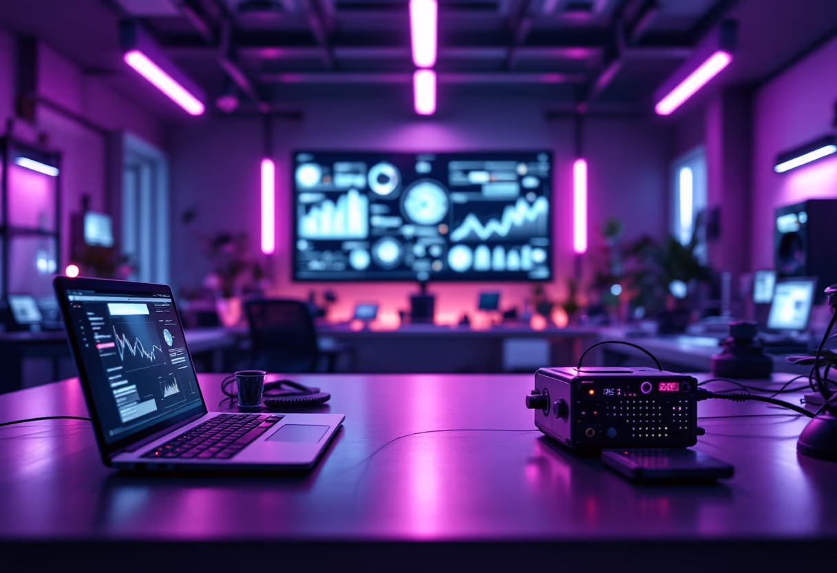 [background image] image of an innovation lab (for a ai developer tools)