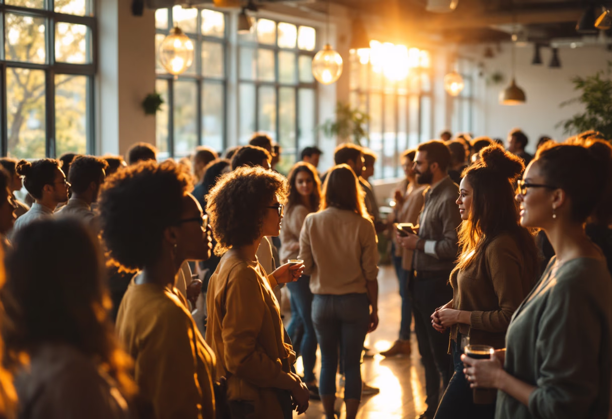 image of networking event (for a hr tech)