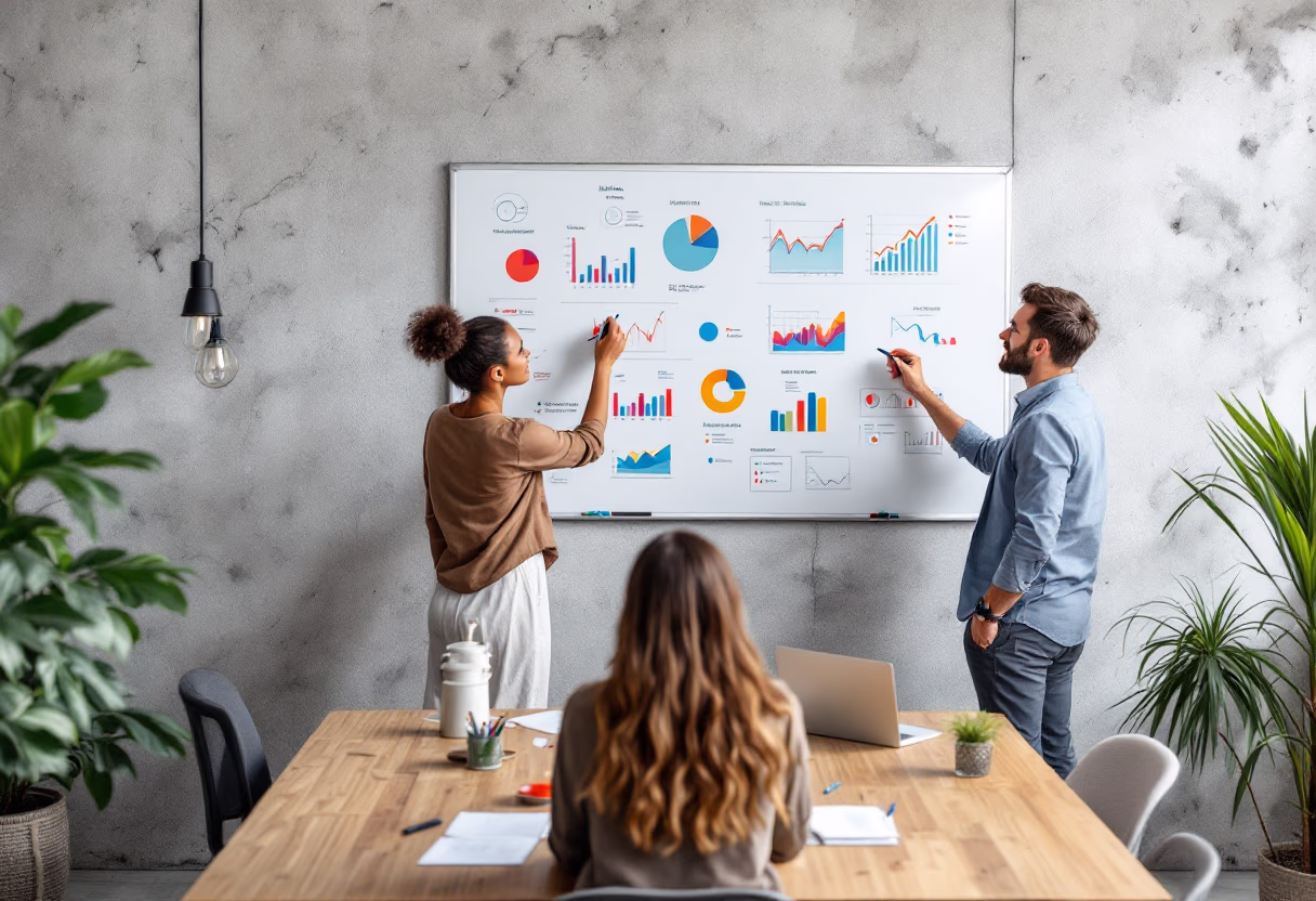 image of business strategy session (for a data analytics and business intelligence)