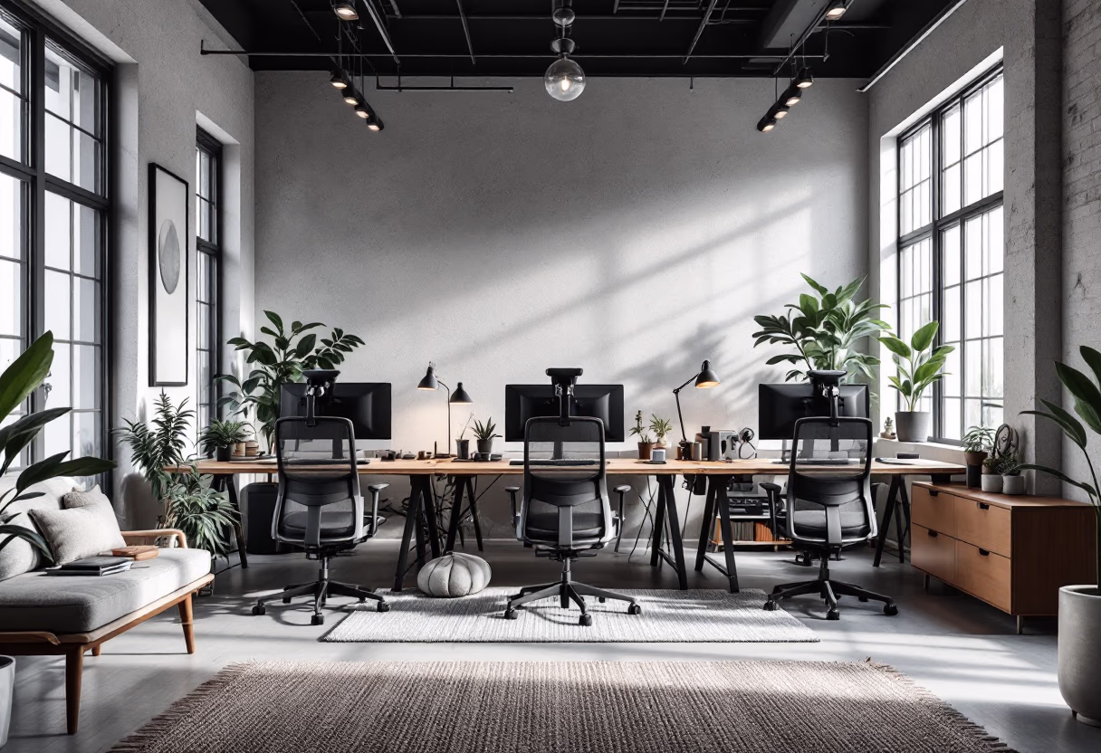 image of studio setting (for a game development company)