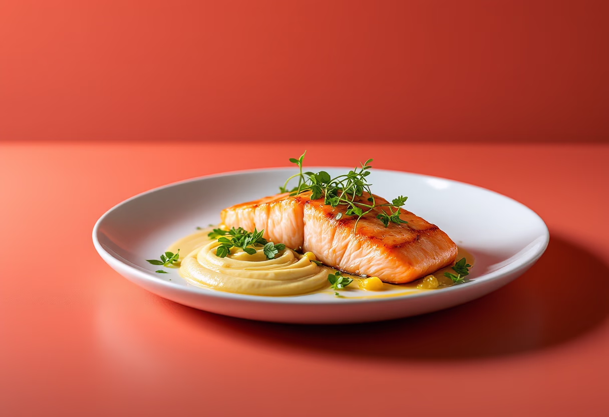 image of entree dish (for a seafood restaurant)