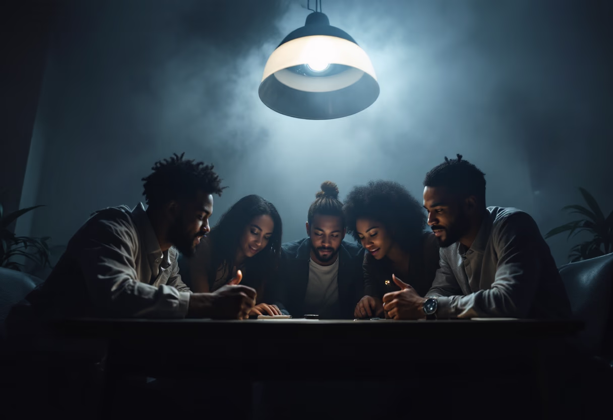 image of diverse group collaboration (for a hr tech)