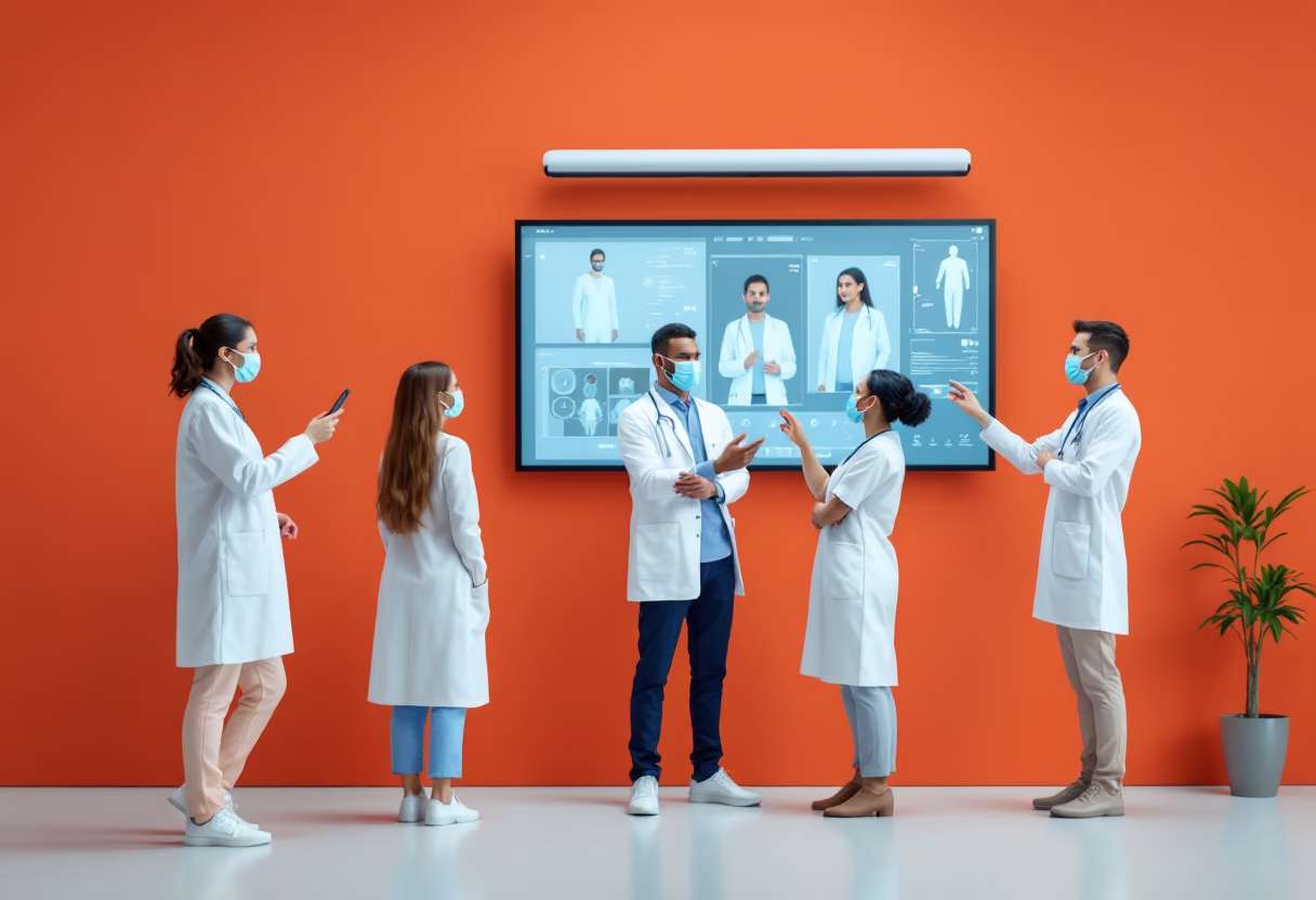 image of augmented reality integration in a healthcare facility