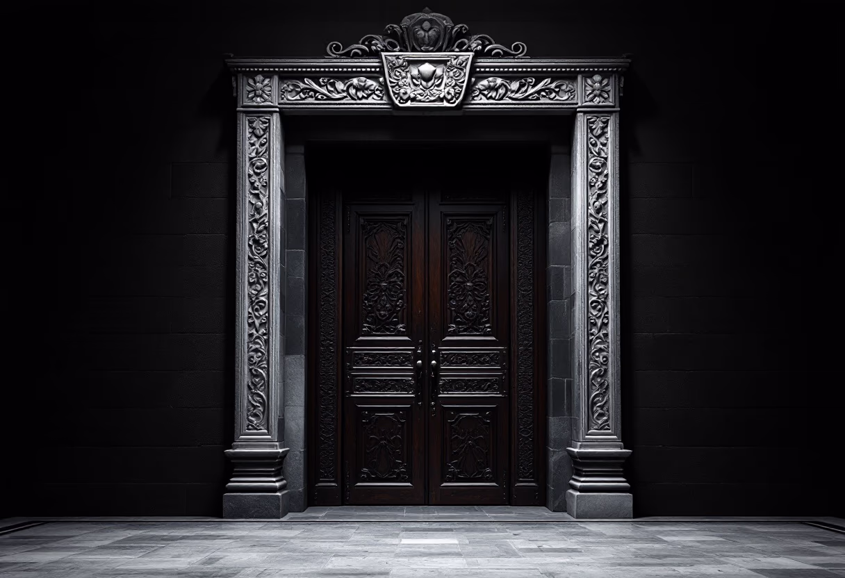 [background image] image of temple entrance (for a buddhist monasteries & temple)
