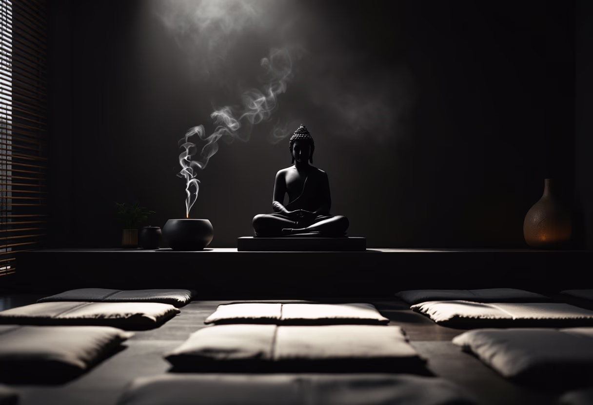 image of meditation room (for a wellness center)