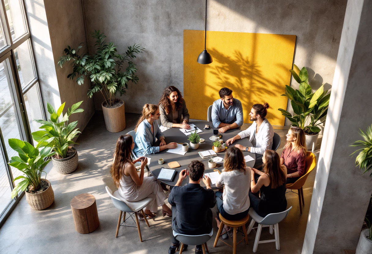 image of networking event (for a hr tech)