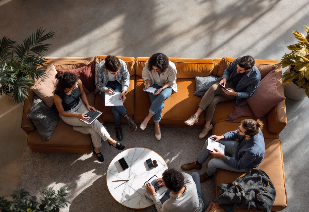 image of diverse group collaboration (for a hr tech)