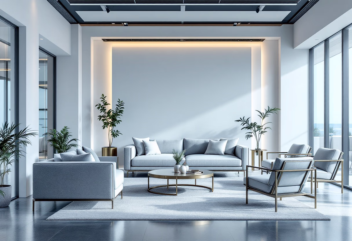 image of interior features for an auto dealership