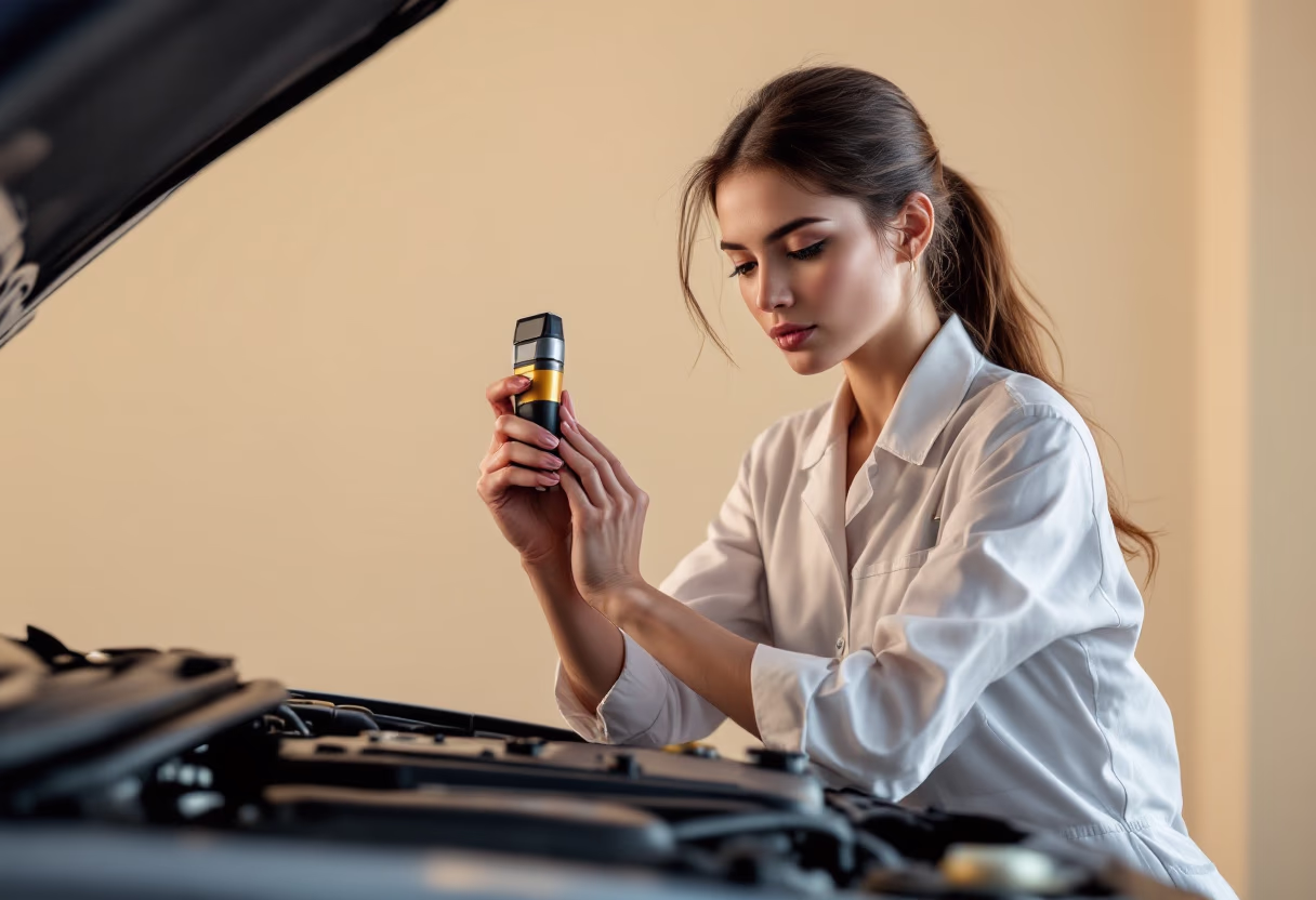 image of service technicians (for an auto dealership).