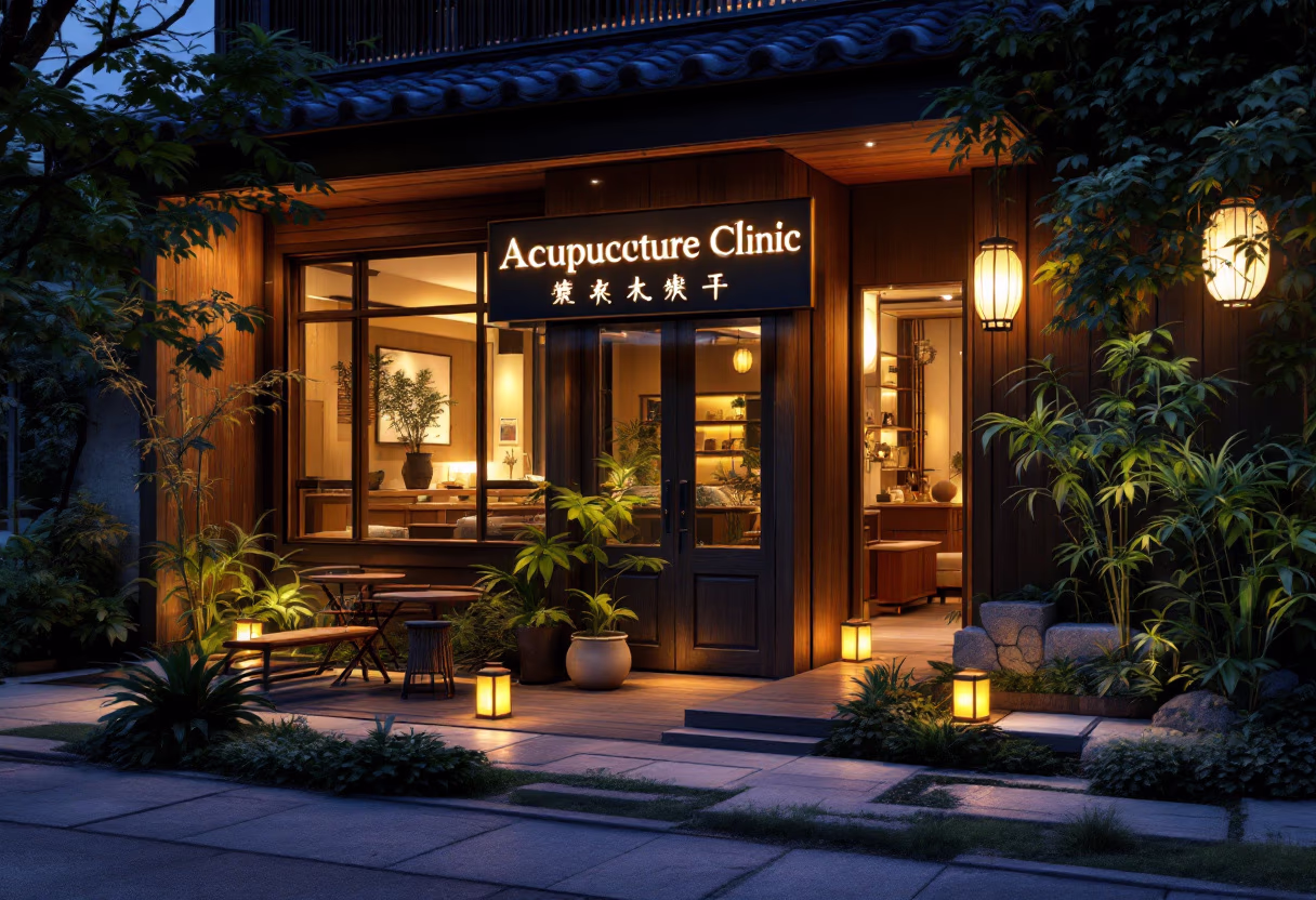 [background image] image representing clinic location in environment (for a acupuncturist).