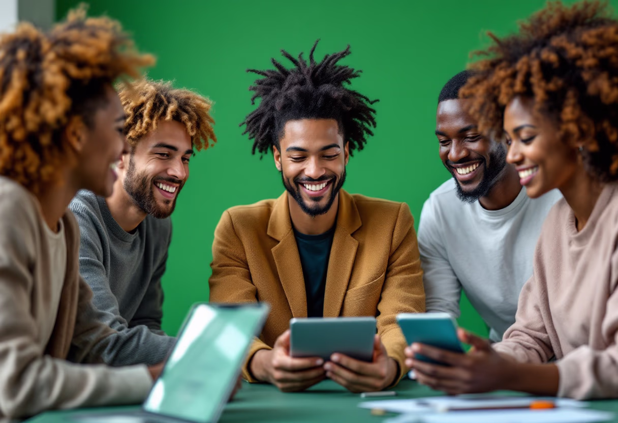 image of a diverse team in a meeting (for edtech)