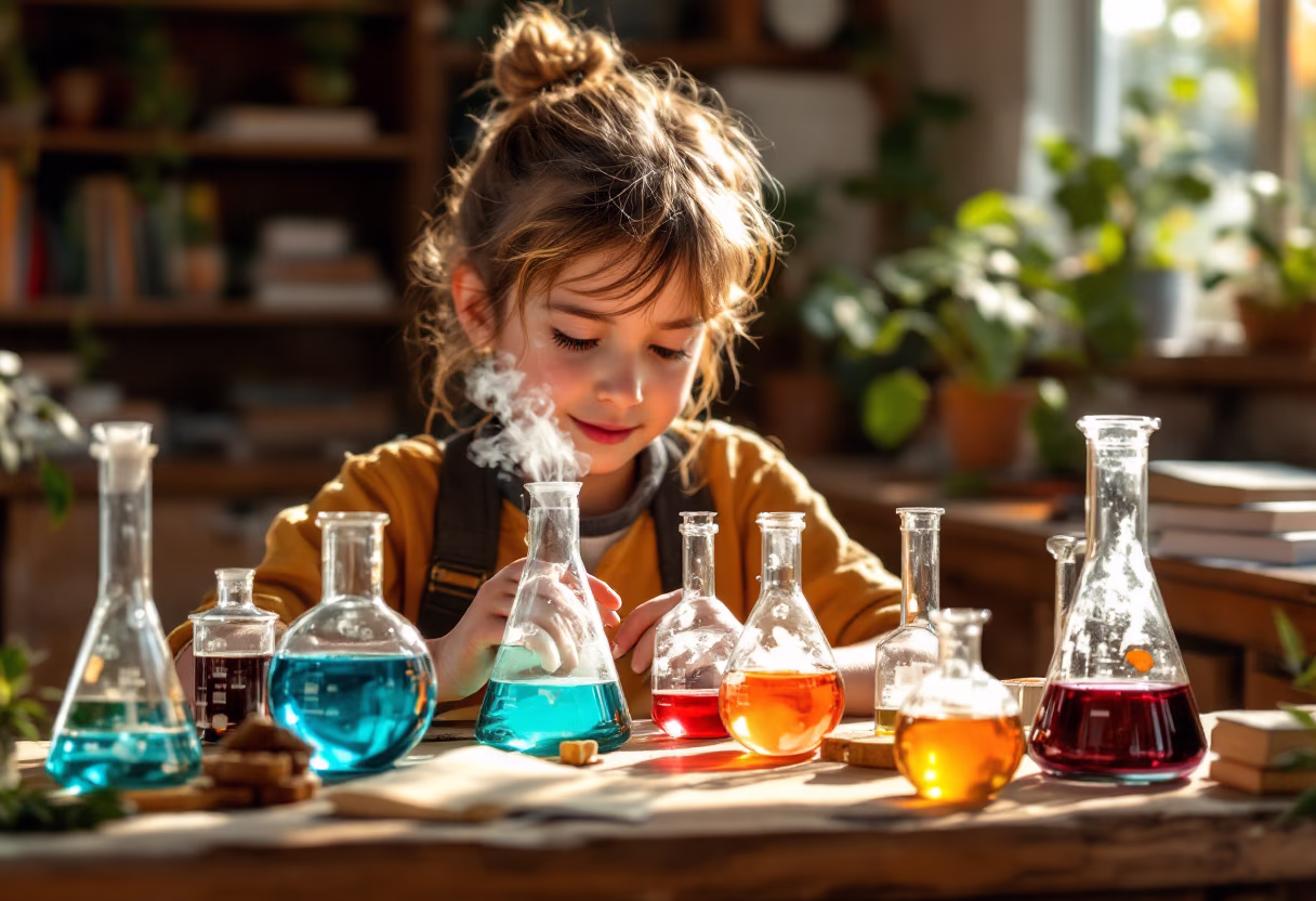 image of science experiment (for a schools (k12))