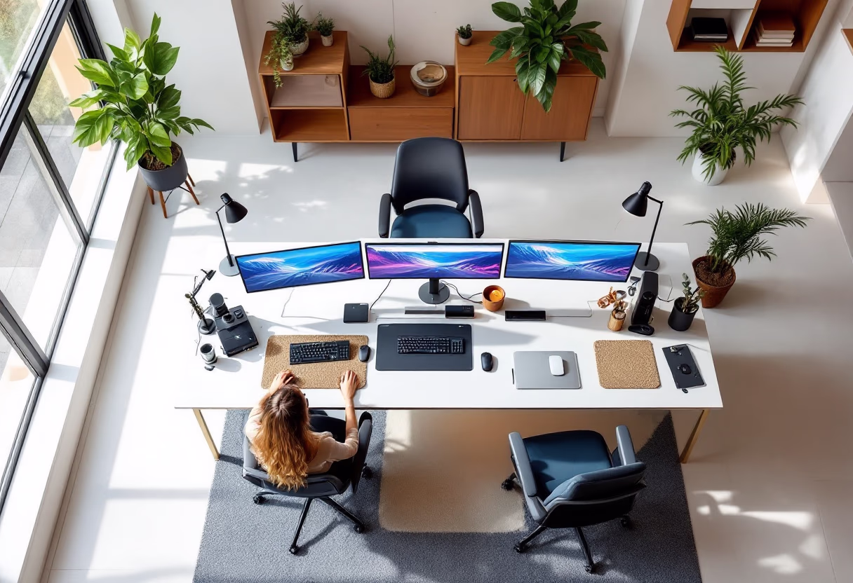 image of office space (for a game development company)