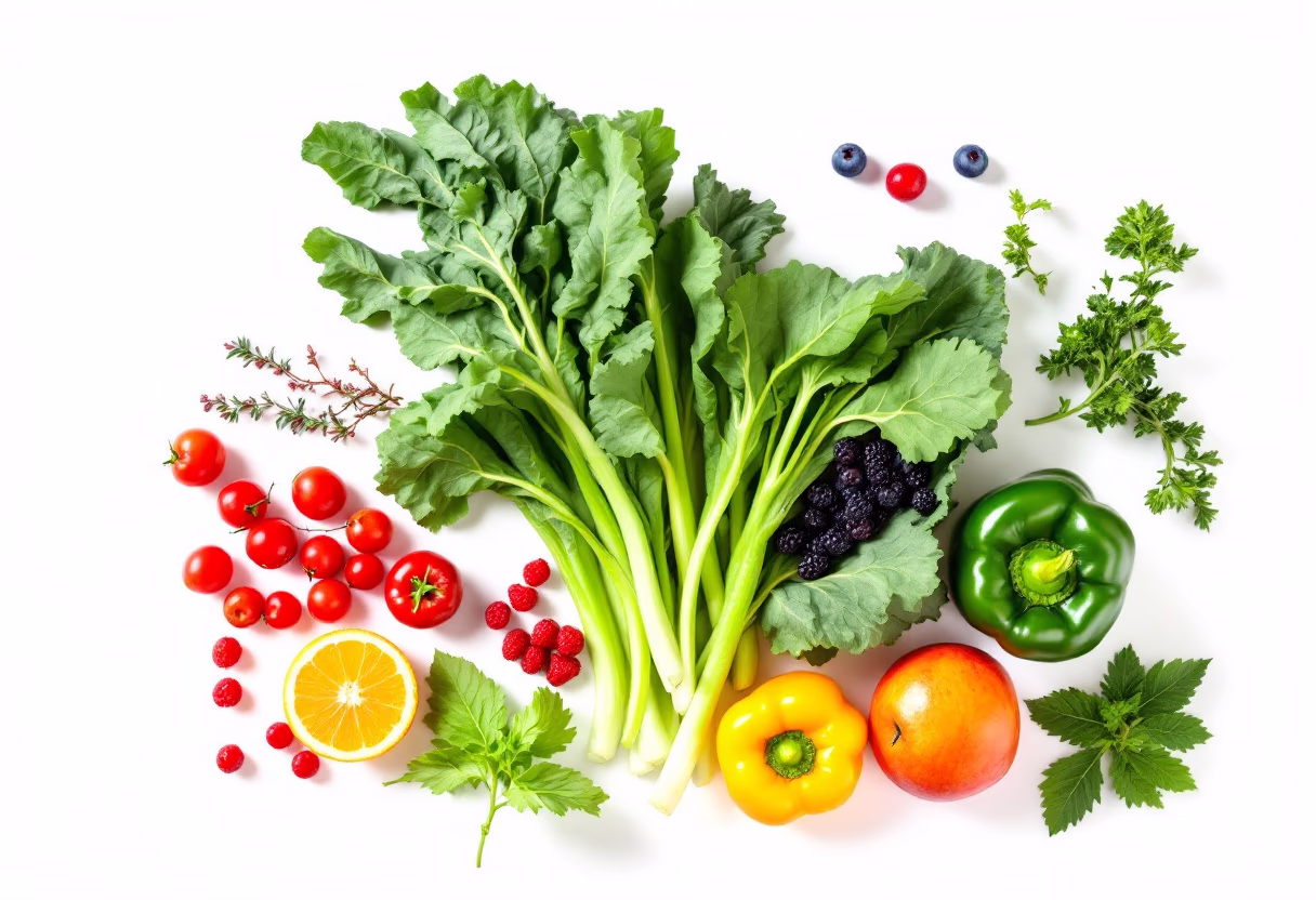 image of local produce for a grocery store