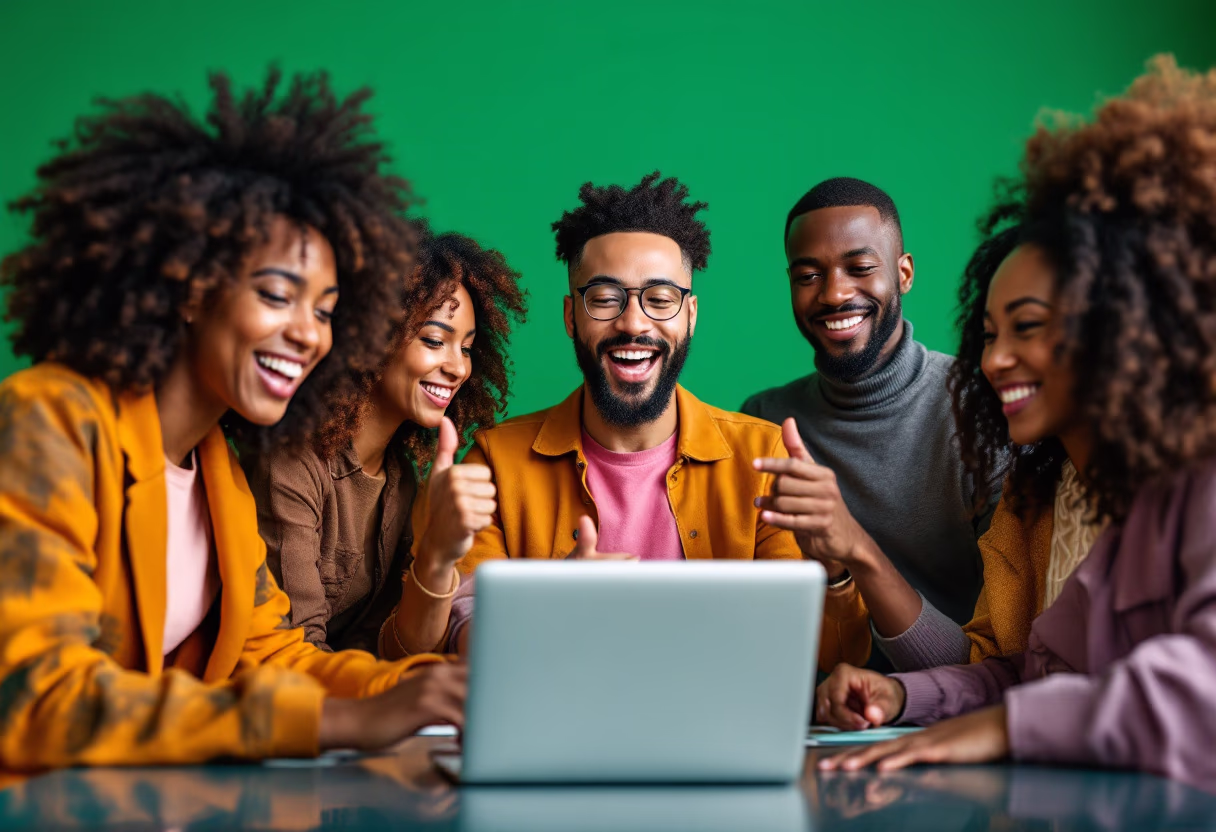 image of a diverse team in a meeting (for edtech)
