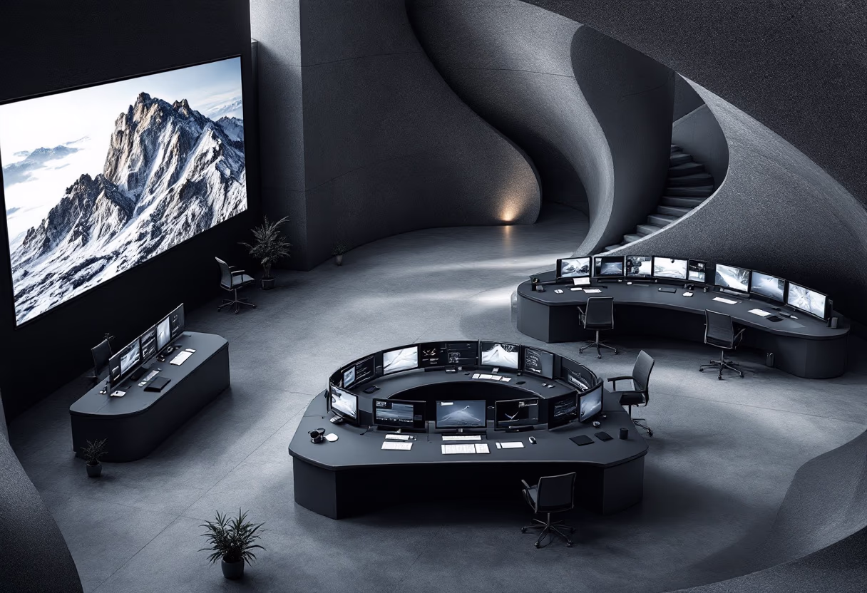 image of a traffic control center (for a mobility and transportation)