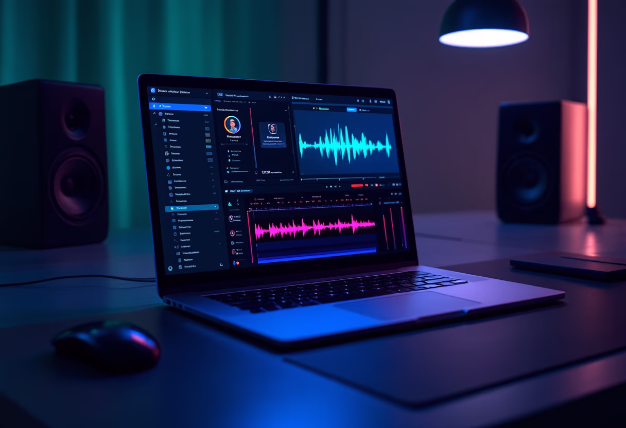 [digital project] image of editing software on a screen (for a music studio)