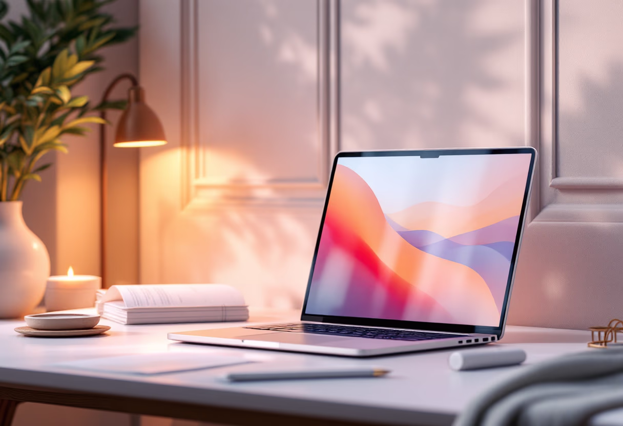 image of real estate management software interface (ambient setting)