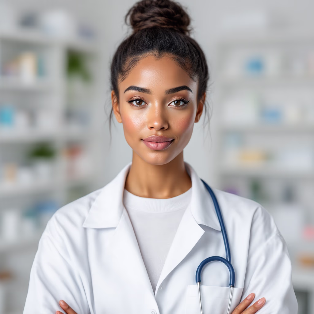 [headshot] image of customer (for a pharmacy)