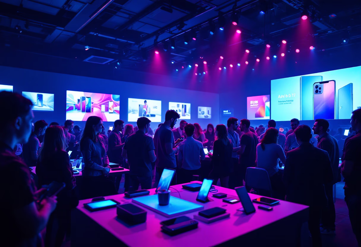 image of tech conference scene