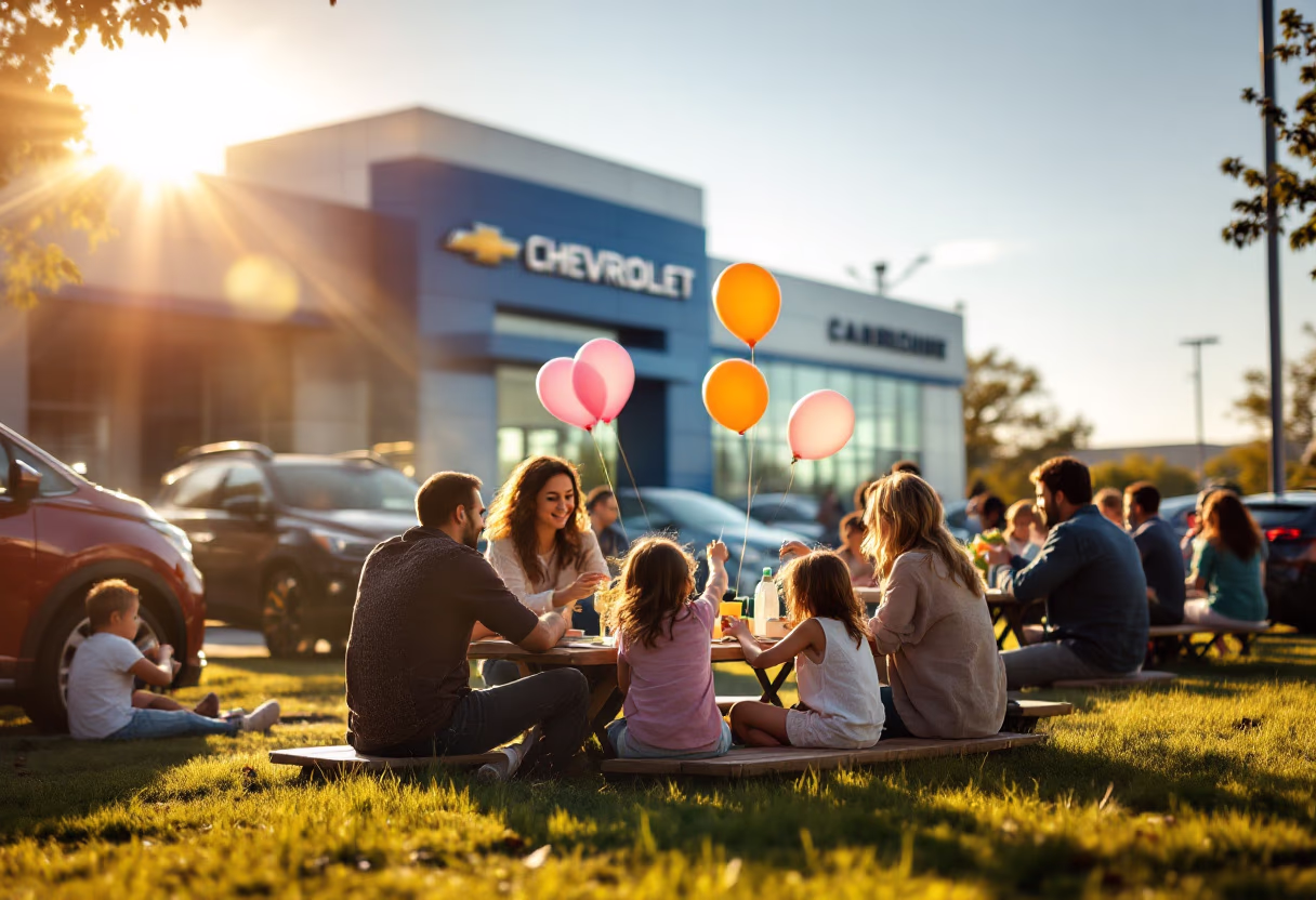 image of community event (for an auto dealership)