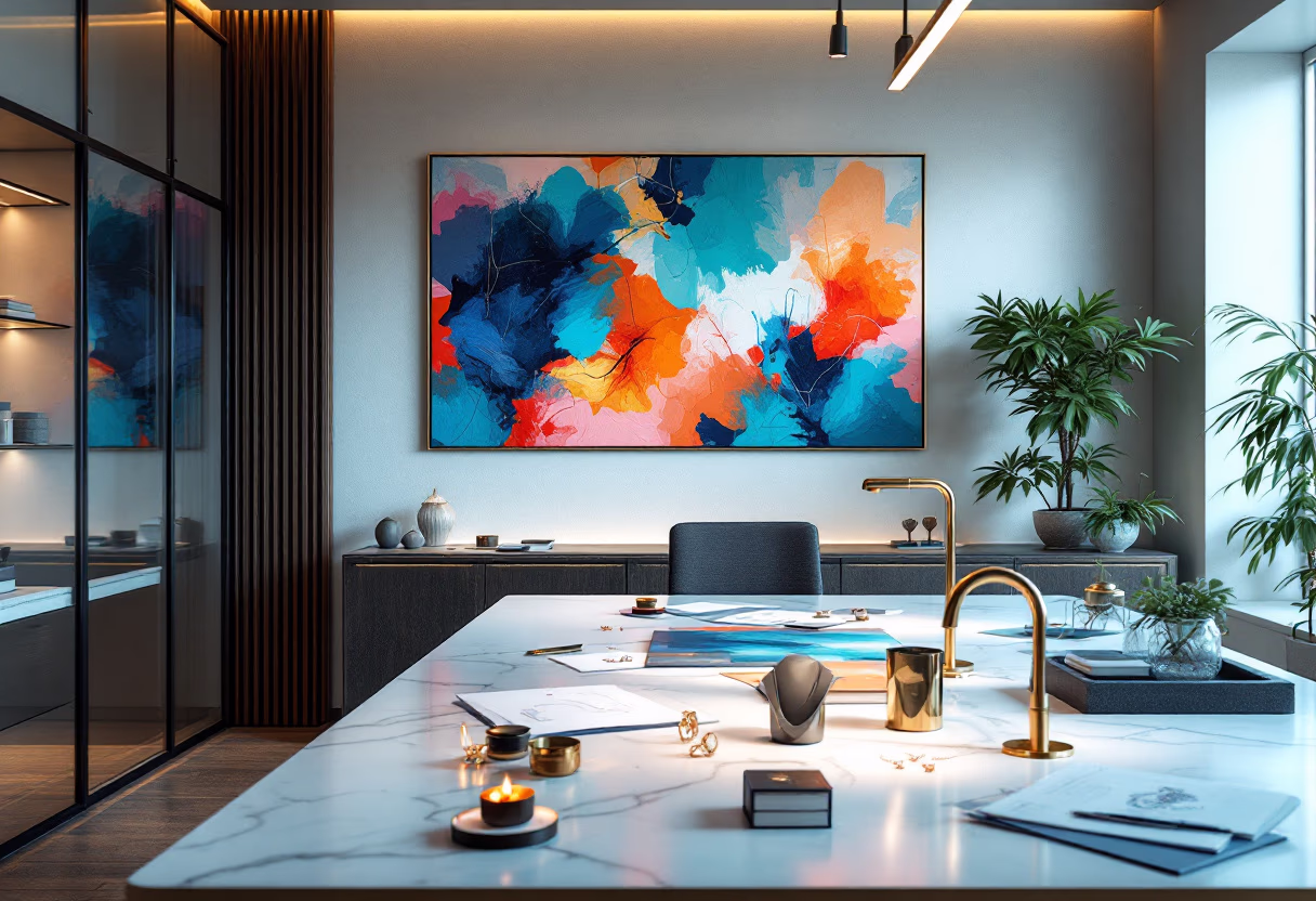 [background image] image of elegant office space (for a jewelry store)